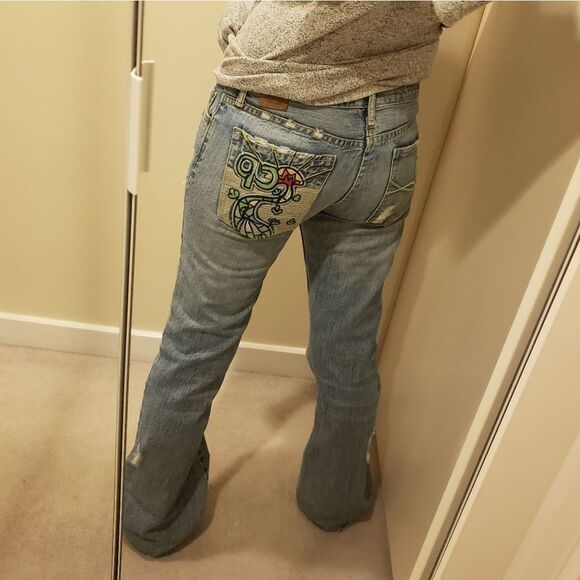 Chip & Pepper retro fit flare embroidered jeans - Picture 14 of 14